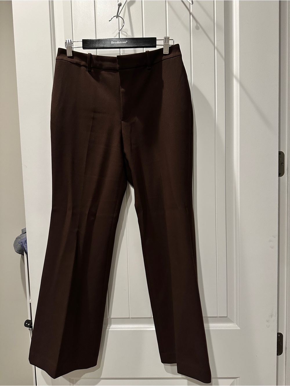 Uniqlo Women's Flare Trousers - Dark Brown